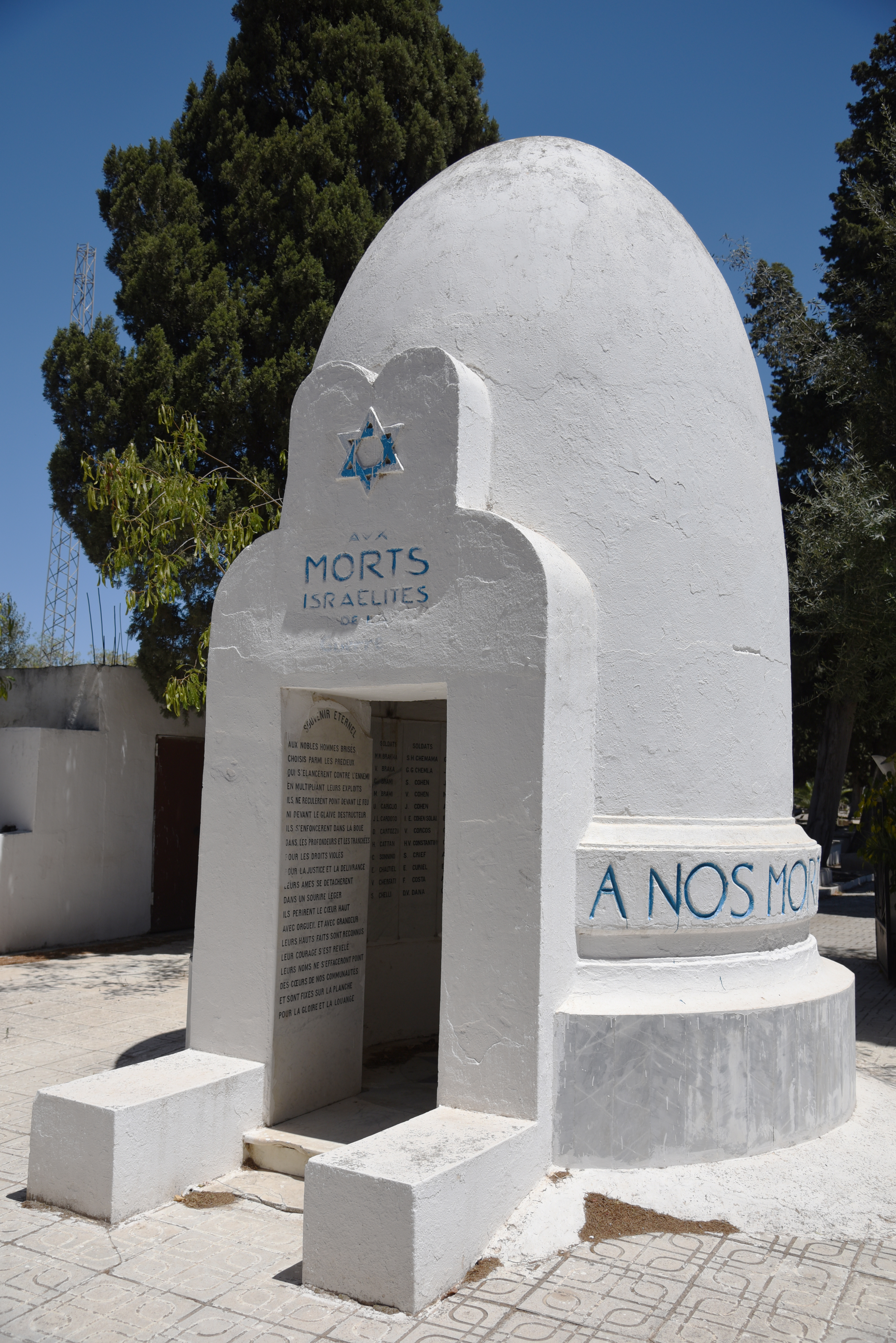 Borgel Jewish Cemetery at Tunis, Tunisia